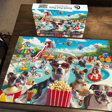 Pooch Pool Party Jigsaw Puzzle 1000 piezas